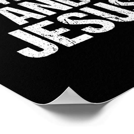 Climbing And Jesus Tree Rock Climber  Poster (Hoek)