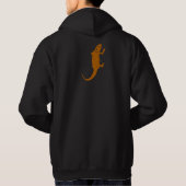 Climbing Bearded Dragon Hoodie (Achterkant)