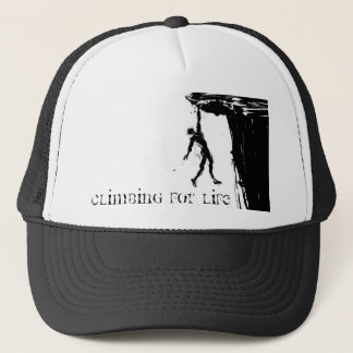 Climbing for life trucker pet