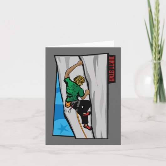 Climbing Granite Card Kaart (Voorkant)