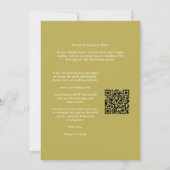 Climbing Lemon and Flowers Arch Photo Wedding Save The Date (Achterkant)