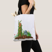 Climbing Plant Totem Tote Bag with Sunny Pun Back (Dichtbij)