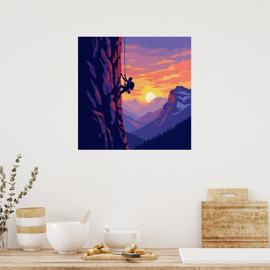 Climbing Poster (Keuken)