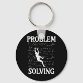 Climbing Problem Solving Math Formulas Funny Men W Sleutelhanger (Voorkant)