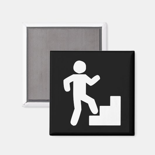Climbing Stairs Tribute Workout Magneet (Voorkant / Achterkant)