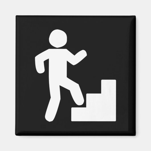 Climbing Stairs Tribute Workout Magneet (Voorkant)