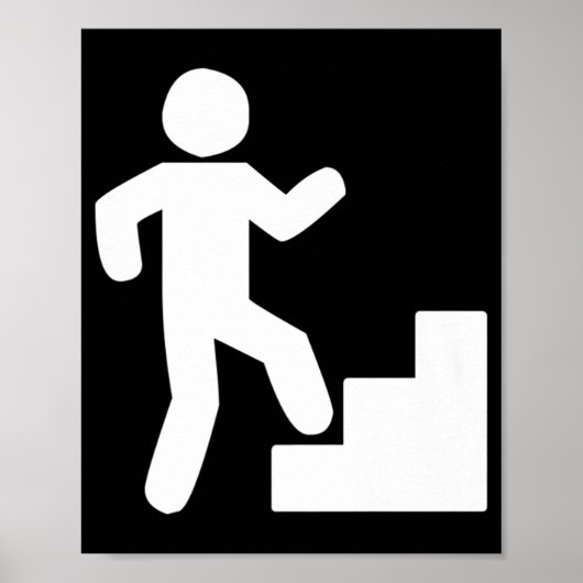 Climbing Stairs Tribute Workout Poster (Voorkant)