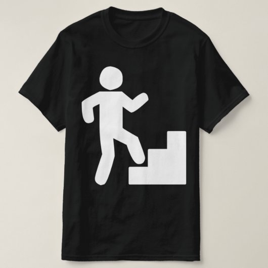 Climbing Stairs Tribute Workout T-shirt (Design voorkant)