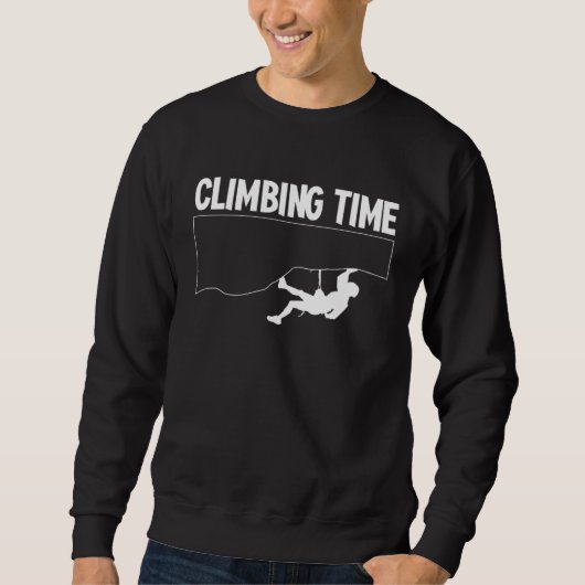 Climbing Time Climber Sport Climbing Bouldering Trui (Voorkant)