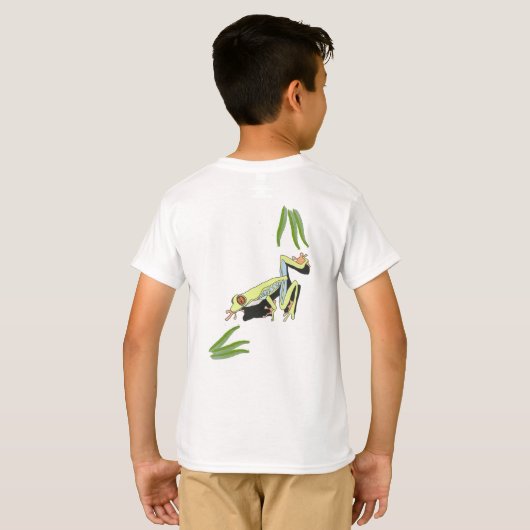 Climbing Tree Frog T-shirt (Achterkant volledig)