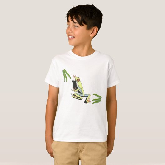 Climbing Tree Frog T-shirt (Voorkant volledig)