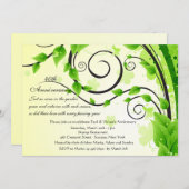 Climbing Vines Jubileumfeest Uitnodiging (Voorkant / Achterkant)