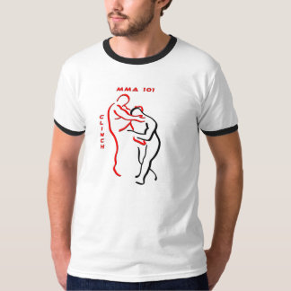 Clinch MMA 101 White Ringer T-Shirt