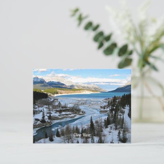 Cline River, Alberta, Canada Briefkaart (Staand voorkant)
