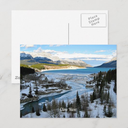 Cline River, Alberta, Canada Briefkaart (Voorkant / Achterkant)