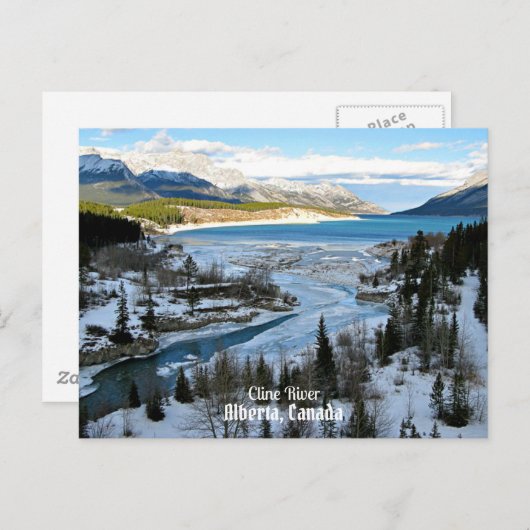 Cline River, Alberta, Canada Briefkaart (Voorkant / Achterkant)