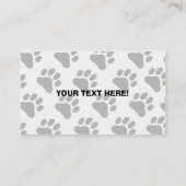 Cling Chihuahua Dog Visitekaartje (Achterkant)