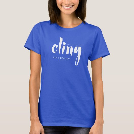 CLING Het is een T-shirt met lifestyle (Voorkant)