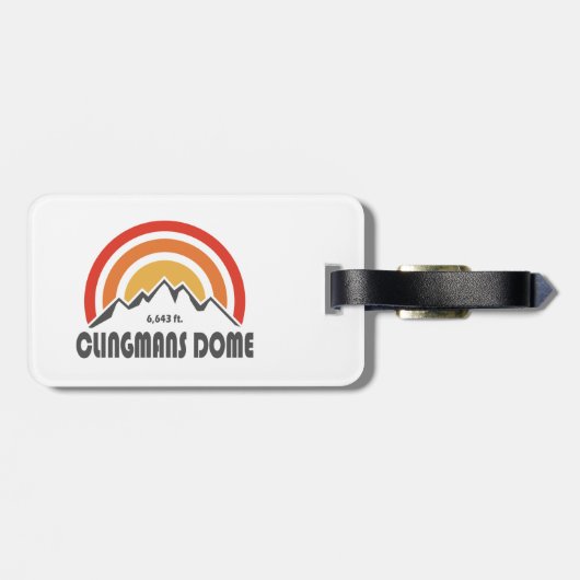 Clingmans Dome Bagagelabel (Achterkant horizontaal)