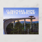 Clingmans Dome, Briefkaart North Carolina (Voorkant)