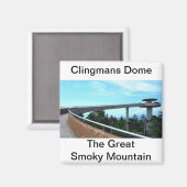 Clingmans Dome: de rokerige berg Magneet (Voorkant / Achterkant)