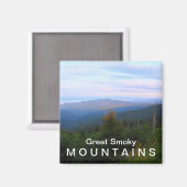 Clingmans Dome Overlook - Great Smoky Mountains Magneet (Voorkant / Achterkant)