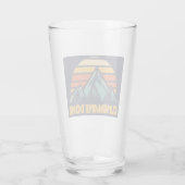 Clingmans Dome Retro Turquoise Glas (Achterkant)