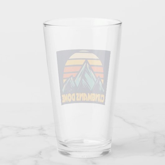 Clingmans Dome Retro Turquoise Glas (Achterkant)