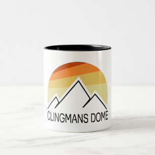 Clingmans Dome Retro Tweekleurige Koffiemok