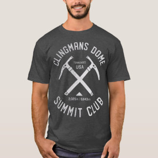 Clingmans Dome Summit Club Ik klom op Clingmans T-shirt