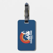 Clingmans Dome Sun Eagle Bagagelabel (Achterkant verticaal)