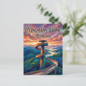 Clingmans Dome Tennessee Briefkaart (Staand voorkant)
