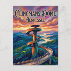 Clingmans Dome Tennessee Briefkaart