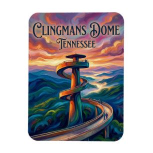 Clingmans Dome Tennessee Magneet