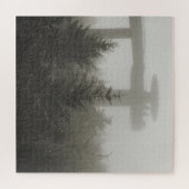 Clingmans-koepel in de mist - GSMNP - 20x20 Legpuzzel (Horizontaal)