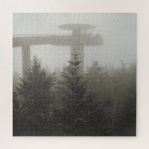 Clingmans-koepel in de mist - GSMNP - 20x20 Legpuzzel