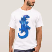 Clingy Blue Dragon Shirt (Voorkant)