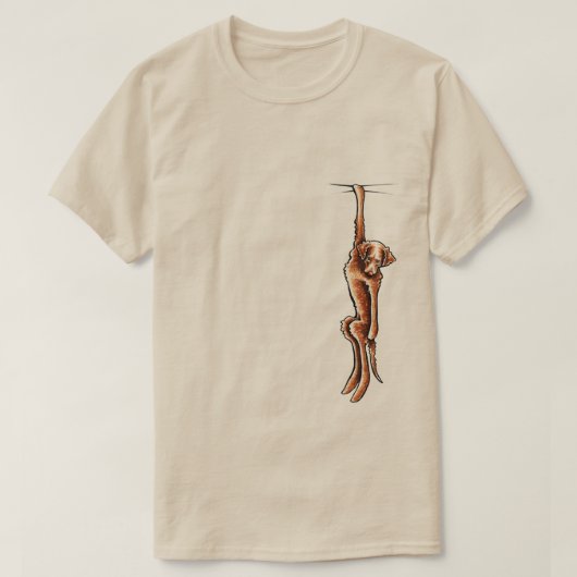 Clingy Chessie Chesapeake Bay Retriever T-Shirt (Design voorkant)