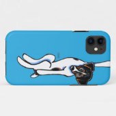 Clingy Jack Russell Off-Leash Art™ Case-Mate iPhone Case (Achterkant (horizontaal))