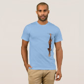 Clingy Red Rust Doberman Pinscher T-shirt (Voorkant volledig)