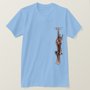 Clingy Red Rust Doberman Pinscher T-shirt