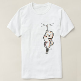 Clingy White Pomeranian T-Shirt