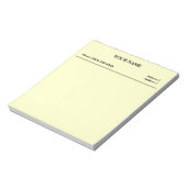 Clinic Memo Pad (wit) Notitieblok (Linkerzijde)