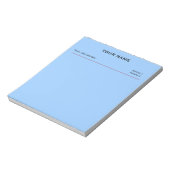 Clinic Memo Pads (Sky Blue) Notitieblok (Linkerzijde)