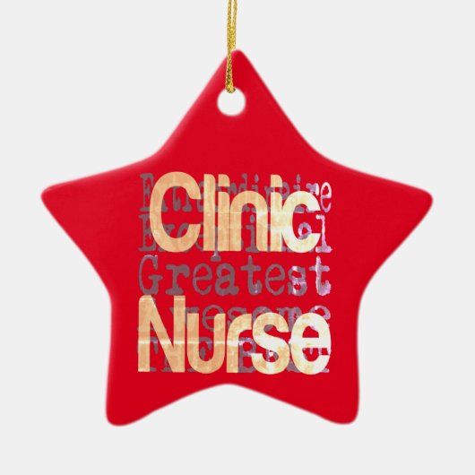 Clinic Nurse Extraordinaire Keramisch Ornament (Voorkant)