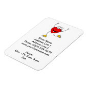 Clinic Promotional Magnet (Dansende Hart) Magneet (Linkerzijde)