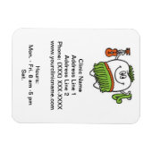 Clinic Promotional Magnet (Happy Hoola Tooth) Magneet (Horizontaal)