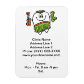 Clinic Promotional Magnet (Happy Hoola Tooth) Magneet (Verticaal)