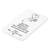 Clinic Promotional Magnet/Vertical (Heart Dr.) Magneet (Linkerzijde)