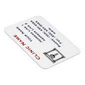 Clinic Promotionasl Magnet Sjabloon 1 Magneet (Rechterzijde)